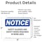 Signmission 3.5 in Height, 5 in Width, Vinyl Decal, Rectangle OS-2PACK-NS-D-35-L-18162 - alternate 2
